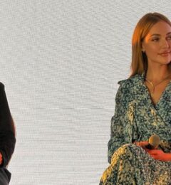Meryem Uzerli war in Cannes, um für die RU-Serie zu werben!